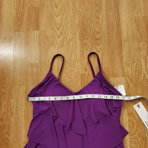 Magicsuit Rita Tiered Slimming Tankini Top sz 10 - Picture 8 of 13